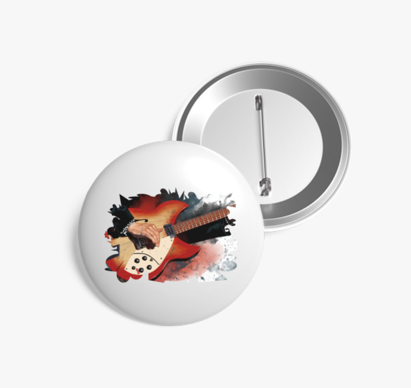 Tom Petty gitár kitűző