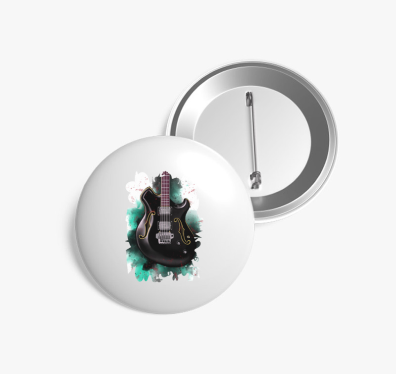 Wes Borland gitár kitűző