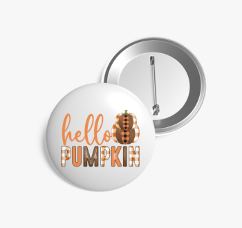 Hello pumpkin kitűző