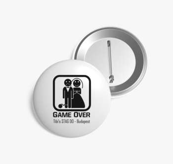 GameOver egyedi kitű