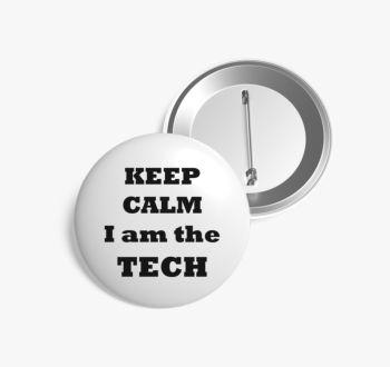 Keep calm TECH kitűz