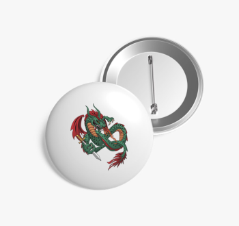 Szines sárkány kitűz