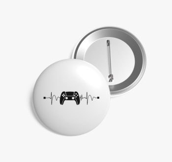 Gaming love kitűző