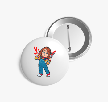 Kawaii Chucky kitűző