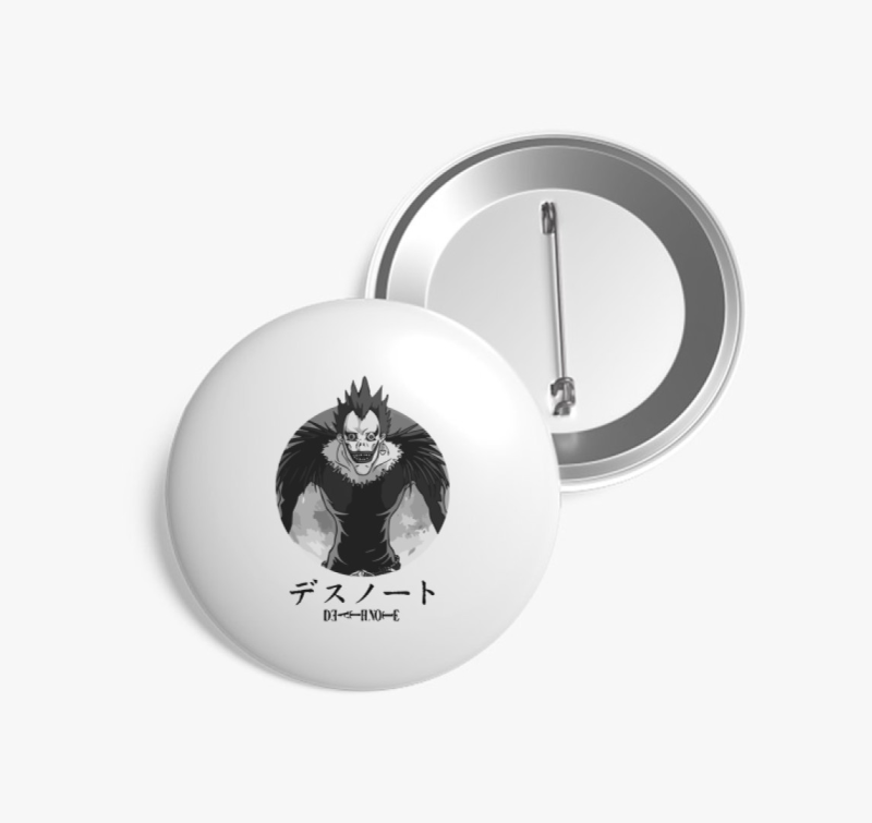 Death Note feliratos kitűző