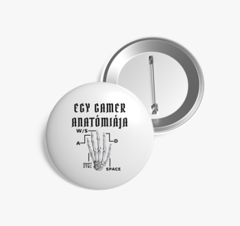 Gamer anatómia kitűz