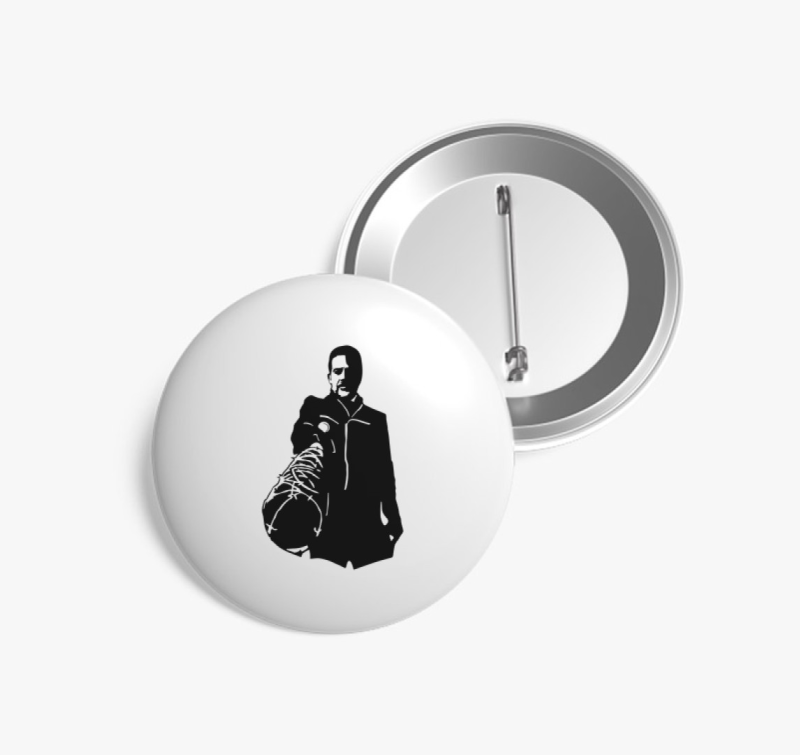 Negan sziluett kitűző