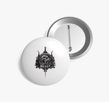 Beast skull kitűző