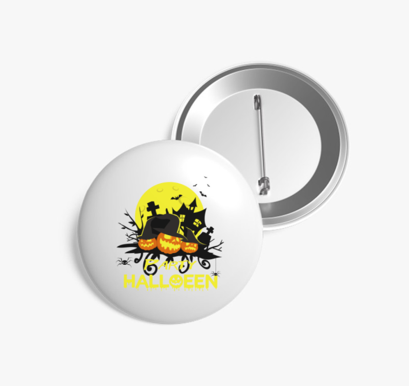 Party Halloween kitűző