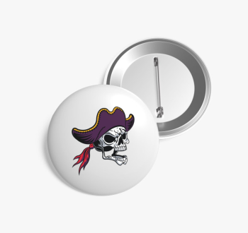 Pirate skull 5 kitűz