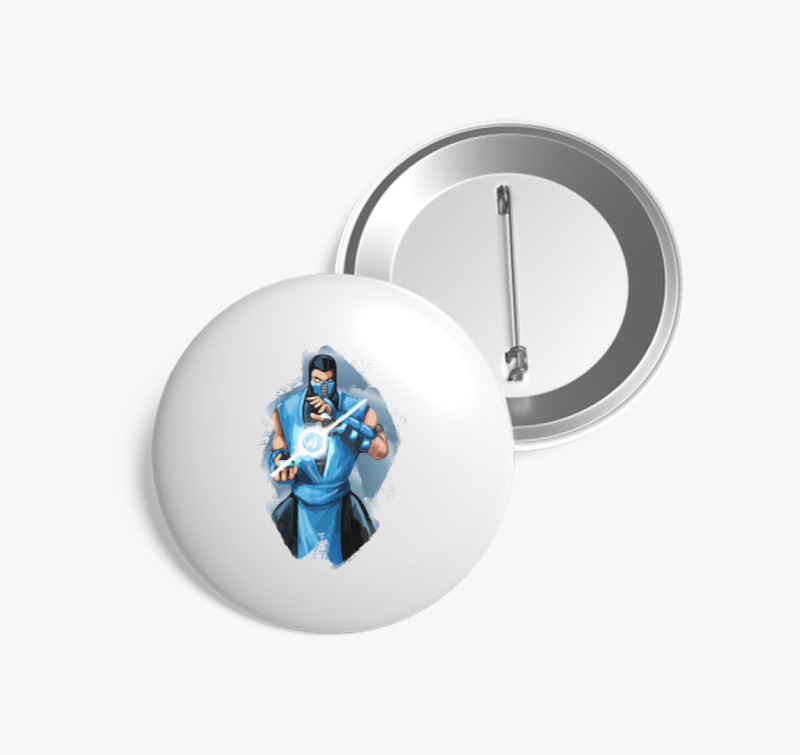 Mortal Kombat SubZero avatar kitűző