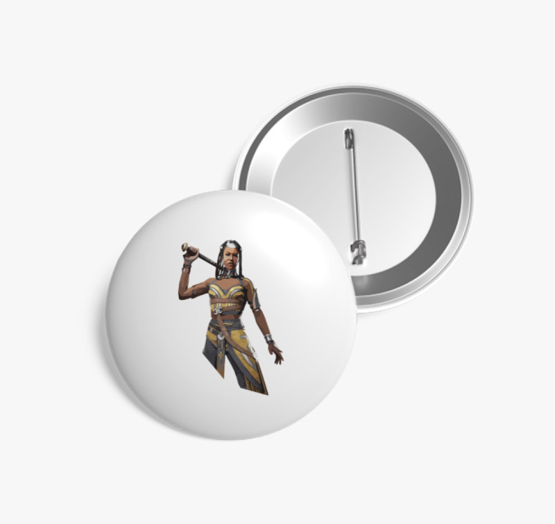 The Walking Dead Michonne avatar kitűző