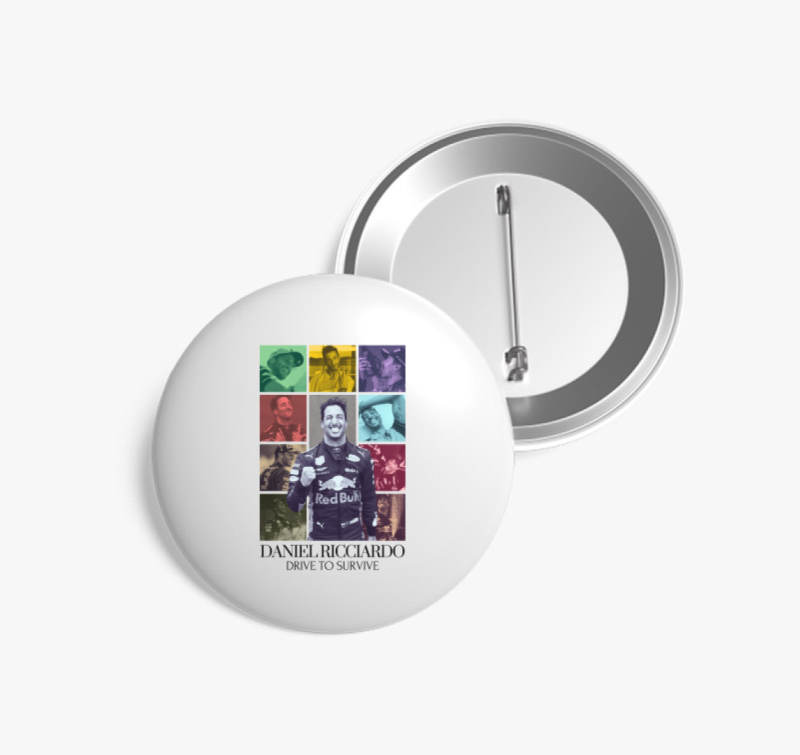 Daniel Ricciardo F1 kitűző