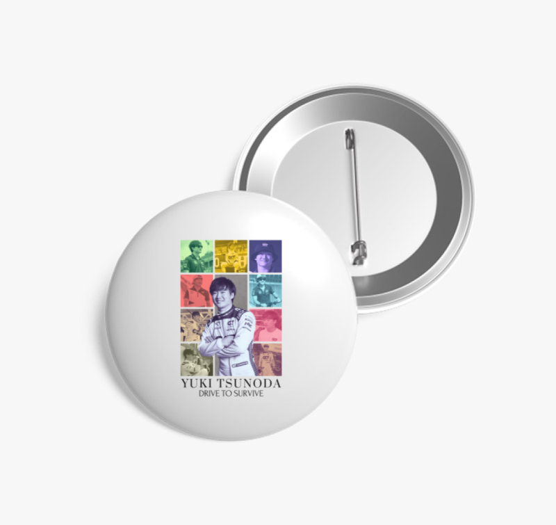 Yuki Tsunoda F1 kitűző