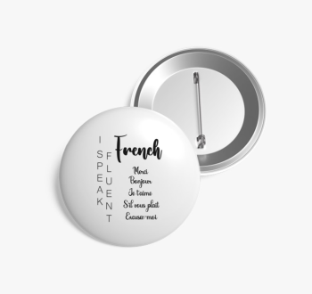 Fluent french kitűző