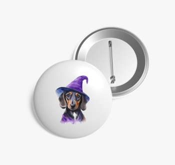 Halloween tacsi kitű