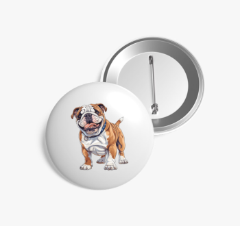 Mini bulldog kitűző