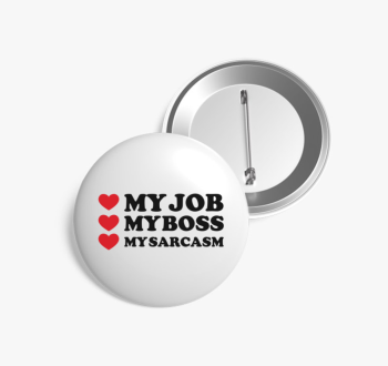 Love job boss kitűző