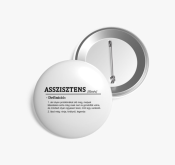 Asszisztens kitűző