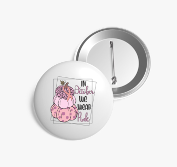 October pink kitűző