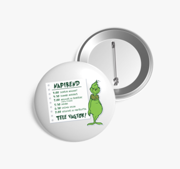 Grincs napirend kitű