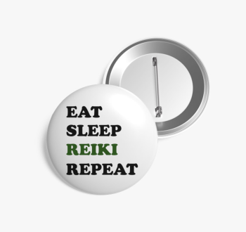 Reiki repeat kitűző