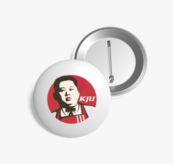 Kim Jong Un kitűző