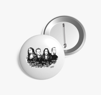 Metallica Art kitűző