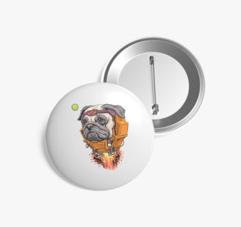 Modok mopsz kitűző