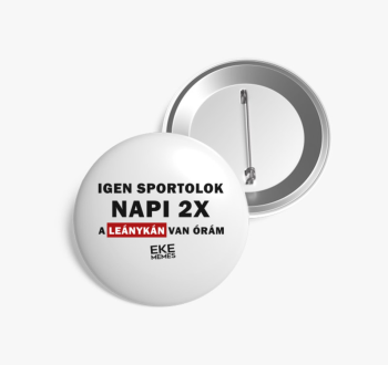 Igen sportolok! kitű