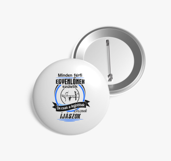 Férfi íjász kitűző 