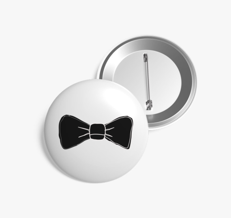 Csokornyakkendős kitűző