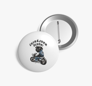 Motoros kutyás kitűz