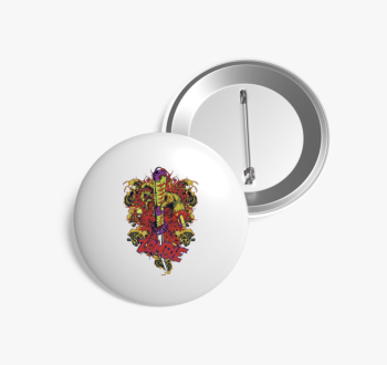 Zombi ninja kitűző