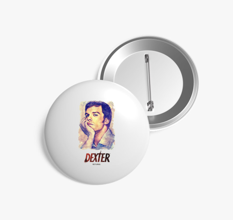 Dexter visszatér kitűző