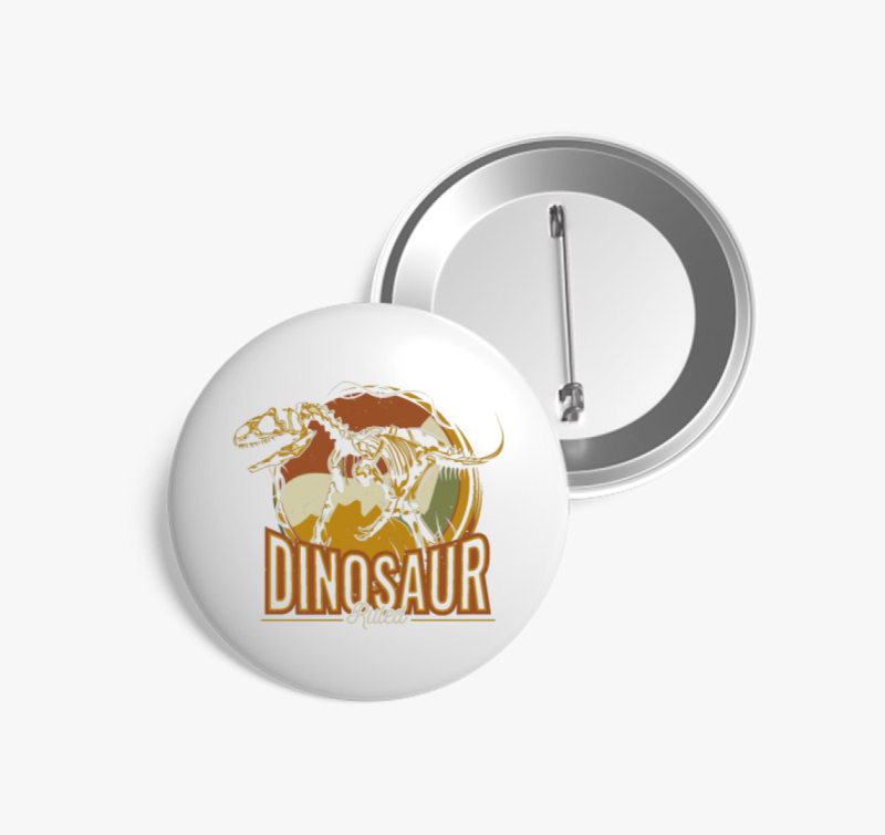 Dinoszauruszos kitűző 