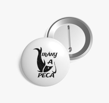 Irány a peca kitűző