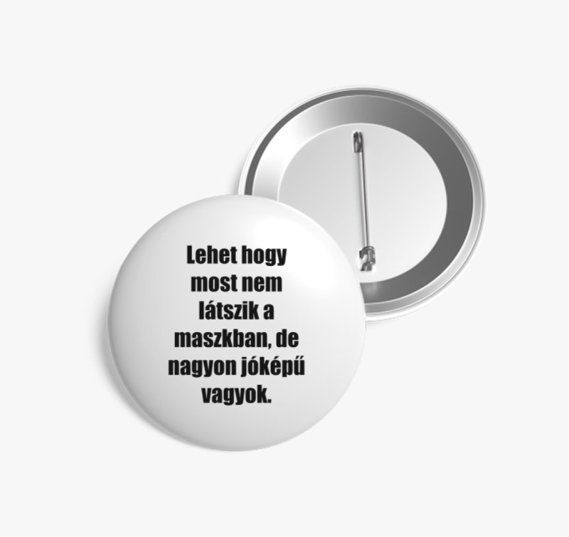 Kredit kapitány maszkos kitűző