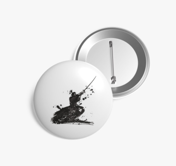 Szamurájos kitűző