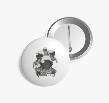 Űrhajósok kitűző