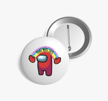 Among Us sus kitűző