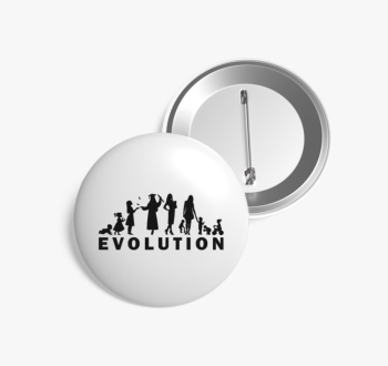 Evolúciós kitűző-női...