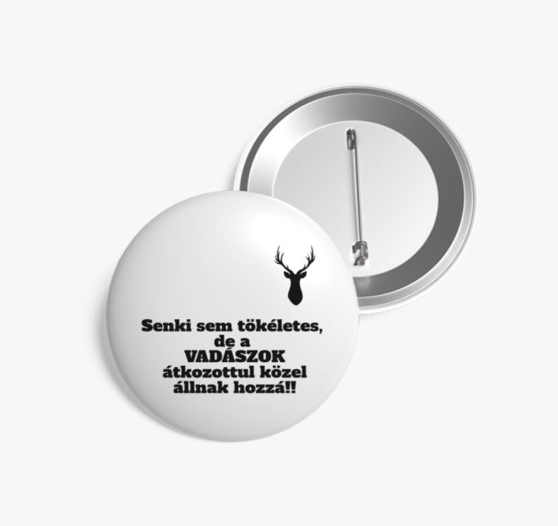 Tökéletes vadász kitűző