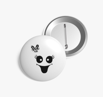 Szellemlányka kitűző