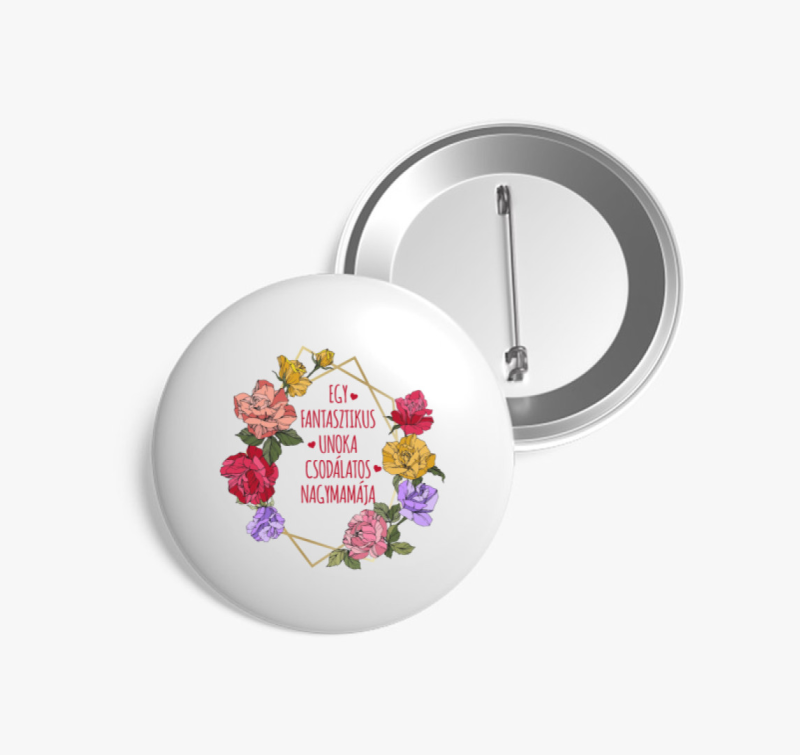 Csodálatos nagymamás kitűző