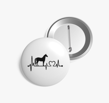 Lovas szívhang kitűz