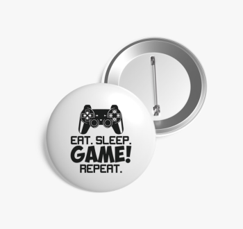 Vérbeli gamer kitűző