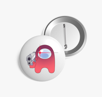 Among Us GUN kitűző