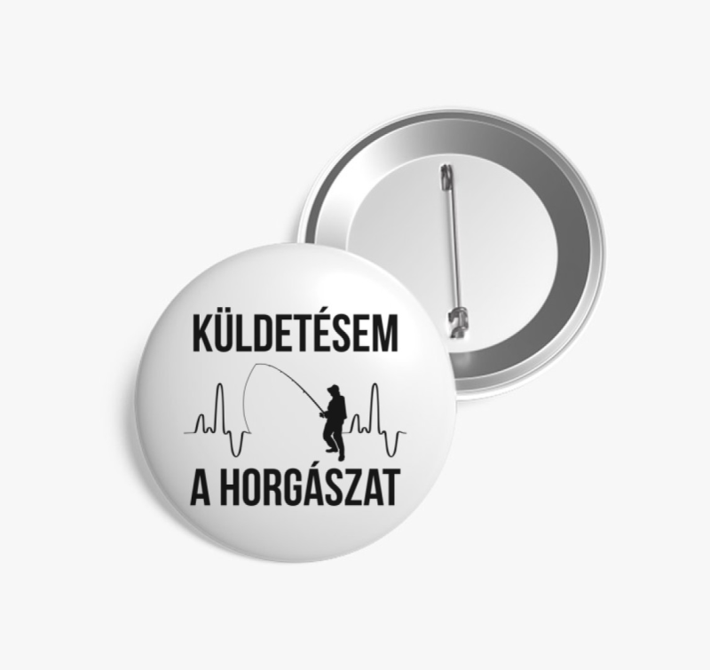 Küldetésem a horgászat kitűző