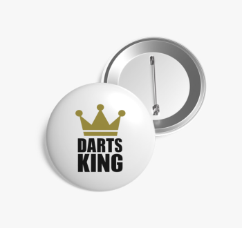 Darts King kitűző